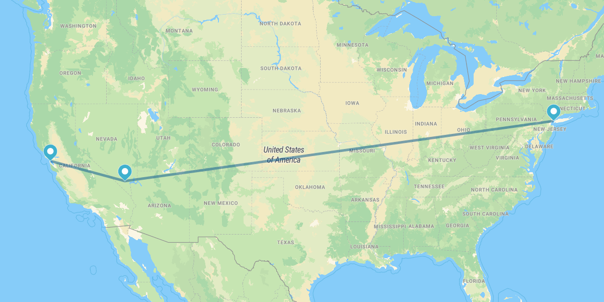 Nueva York, Las Vegas y San Francisco