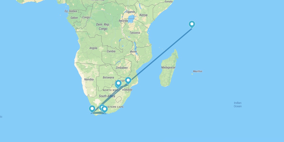 Sudáfrica con Ruta Jardín y Seychelles