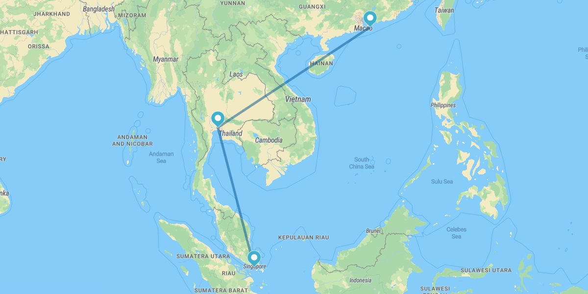 Singapur, Bangkok y Hong Kong