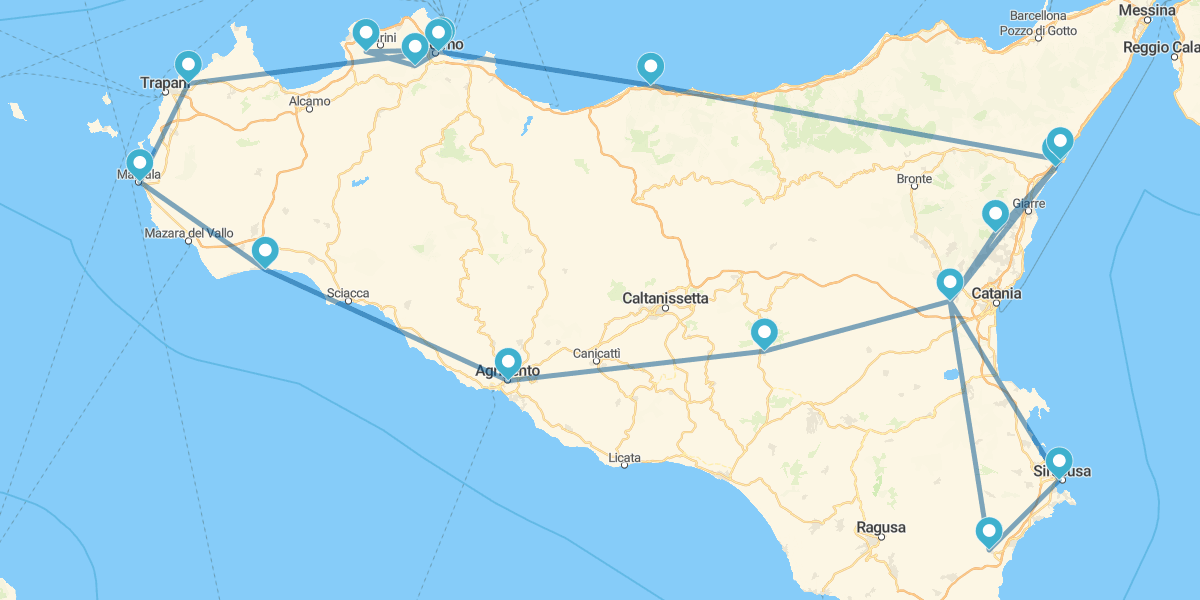 Sicilia desde Palermo con Costa Occidental