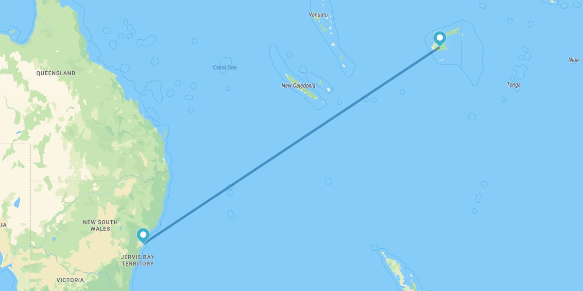 Sídney y Viti Levu