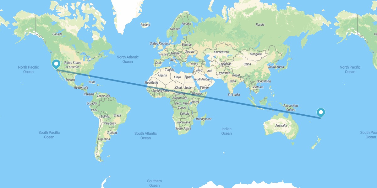 Los Ángeles y Viti Levu