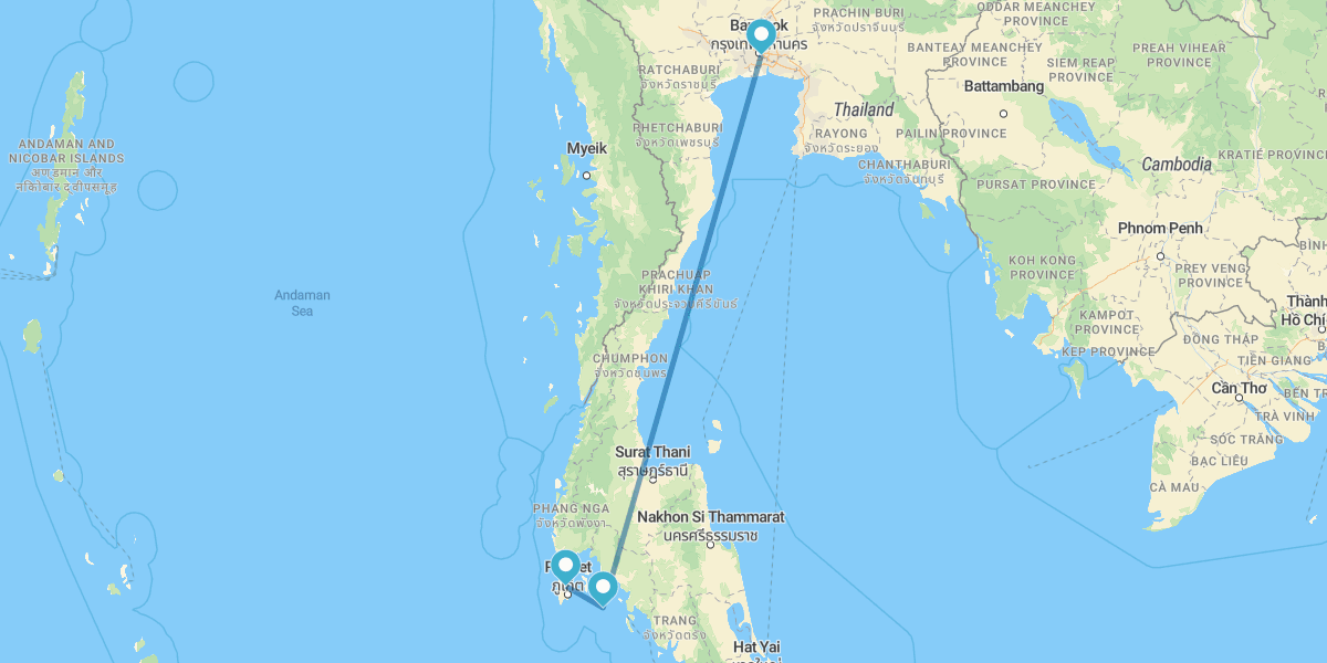 Bangkok y Phi Phi