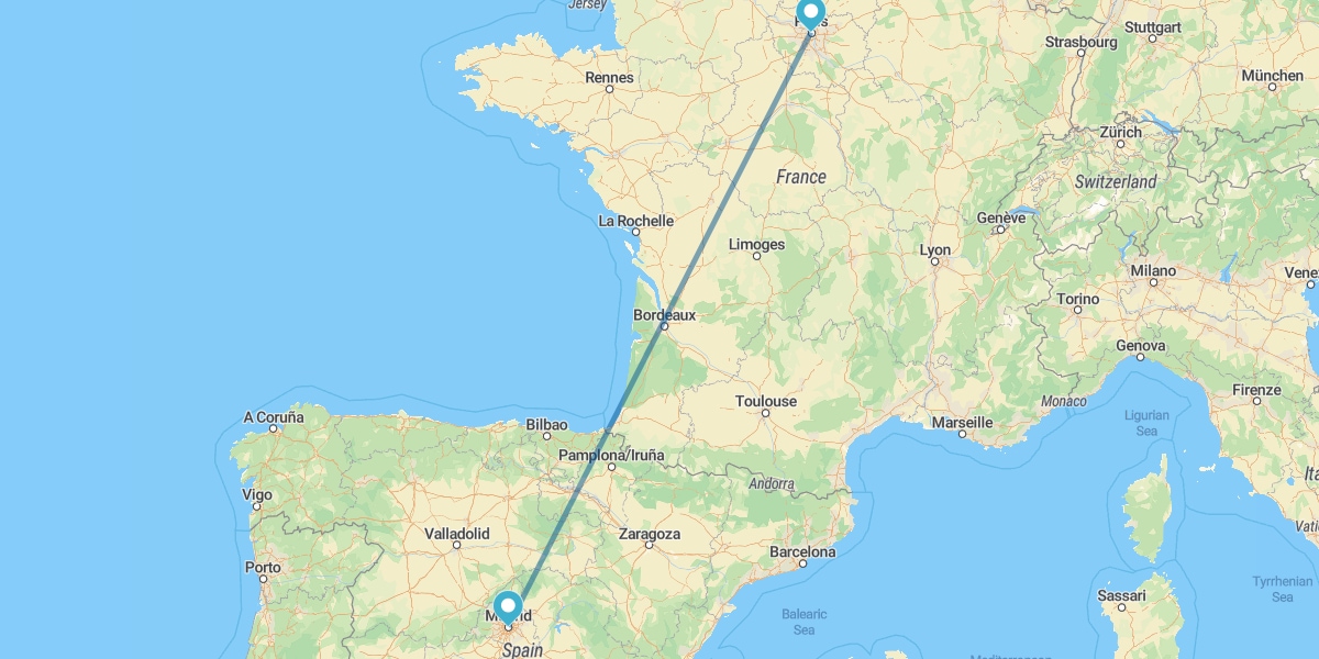 Madrid y París