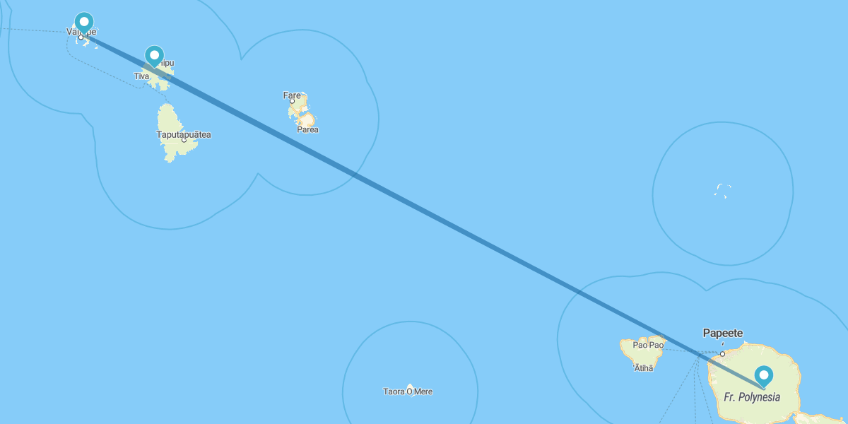 Tahití, Bora Bora y Tahaa