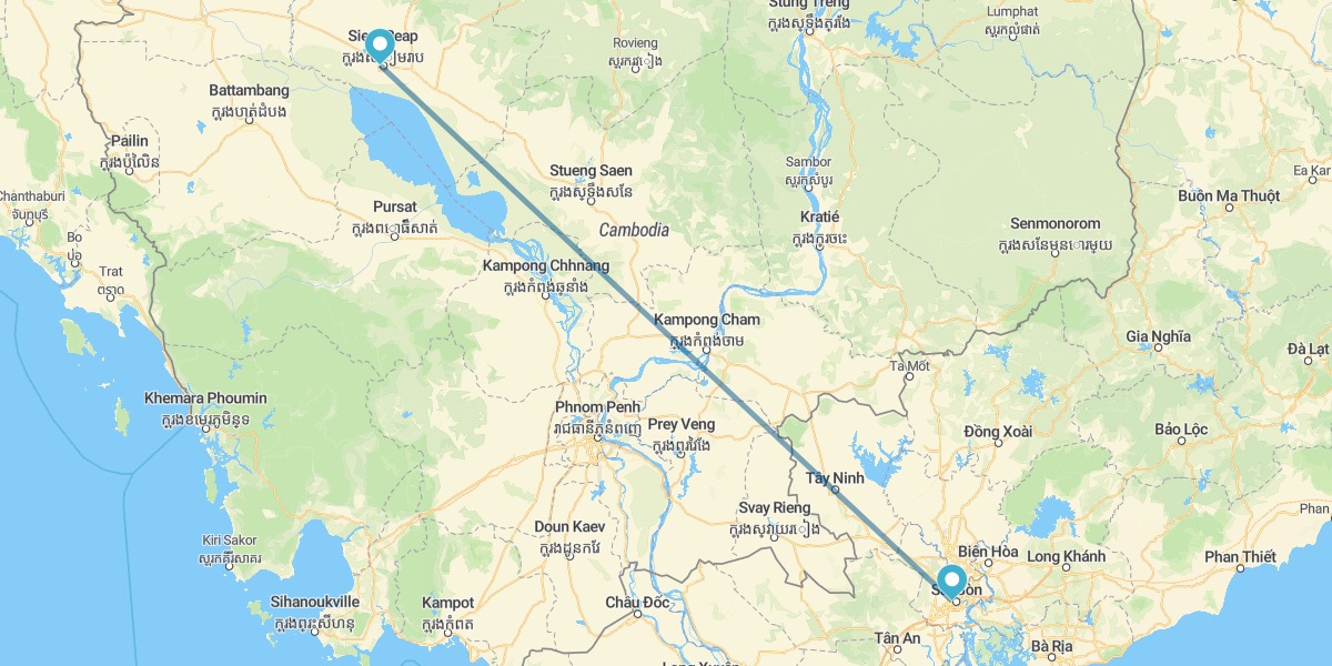 Ho Chi Minh y Siem Reap