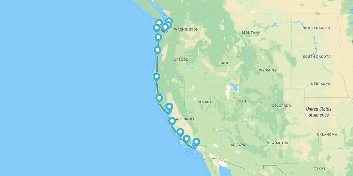 Ruta por la Costa del Pacífico (Pacific Coast Highway)