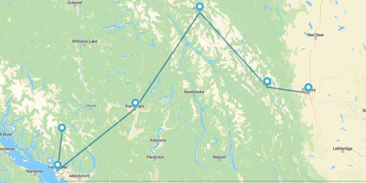 Calgary, Rocosas, Vancouver y Whistler