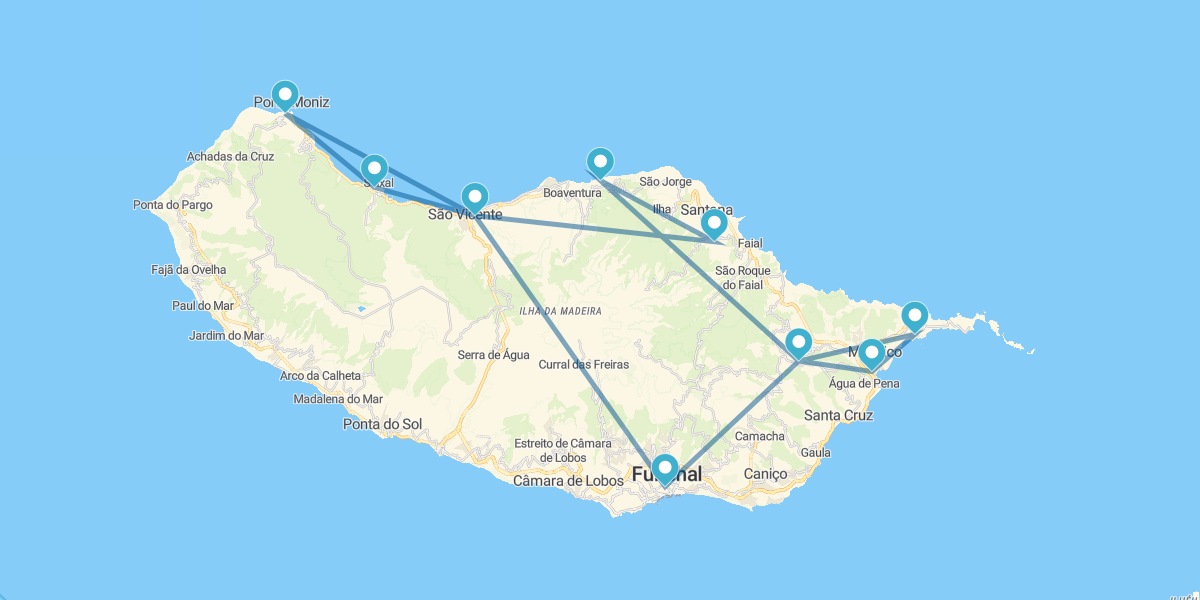 Ruta extraordinaria por Madeira