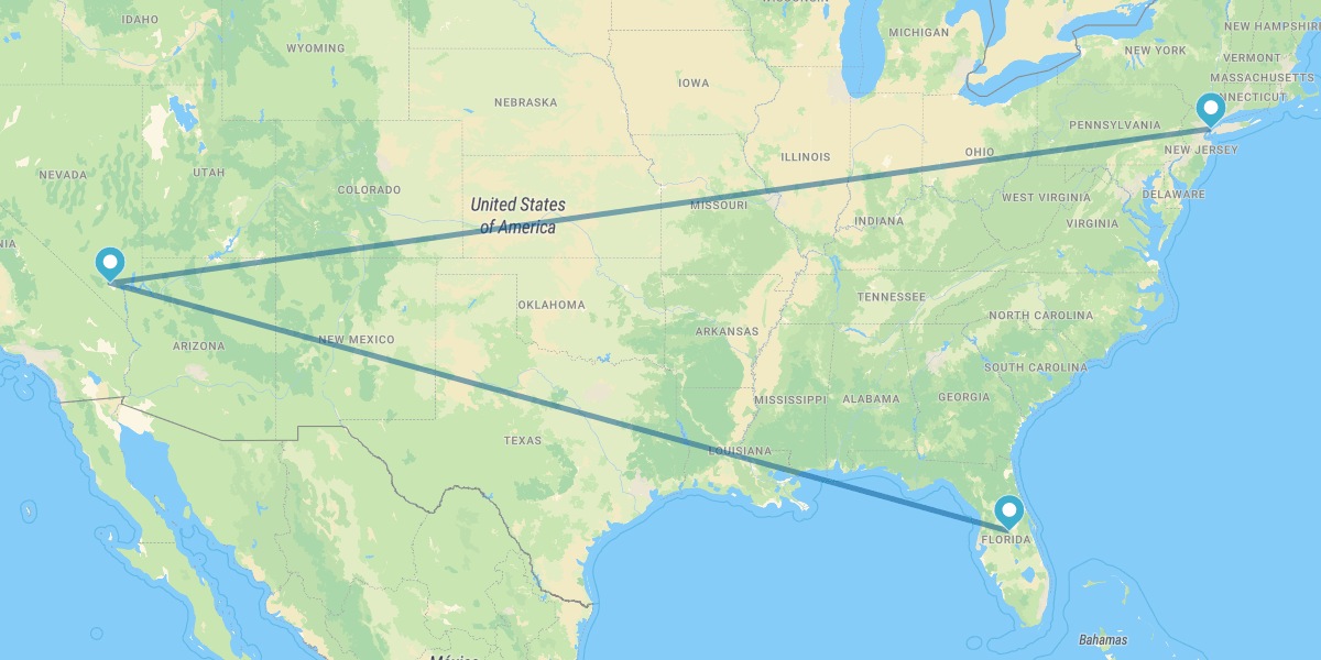 Nueva York, Las Vegas y Walt Disney World Orlando