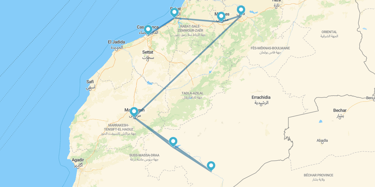 Ciudades Imperiales y Desierto