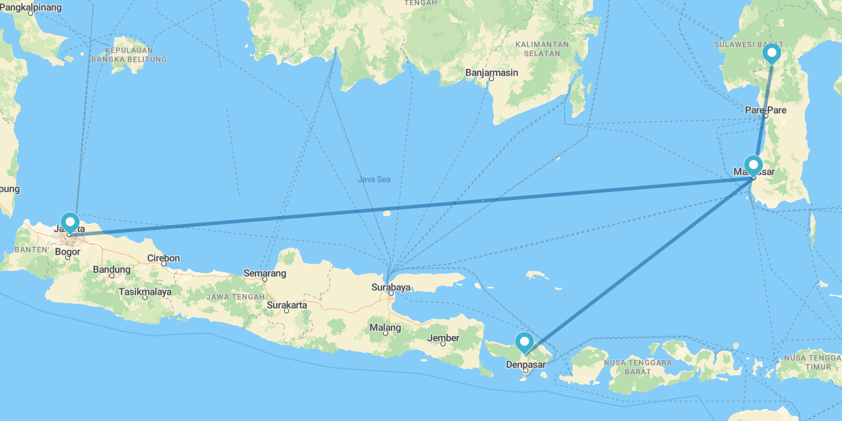 Sulawesi y Bali