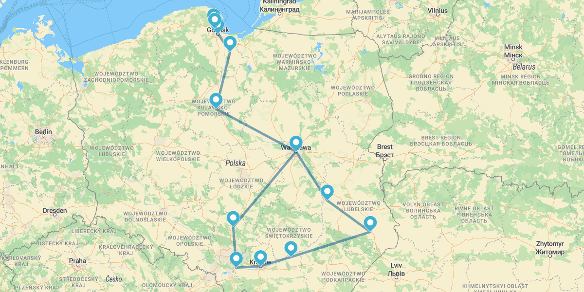 Del Norte al Sur de Polonia con Czestochowa