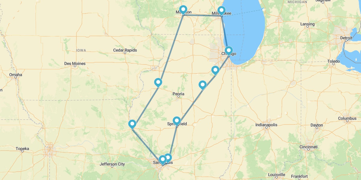 Ruta por el Medio Oeste
