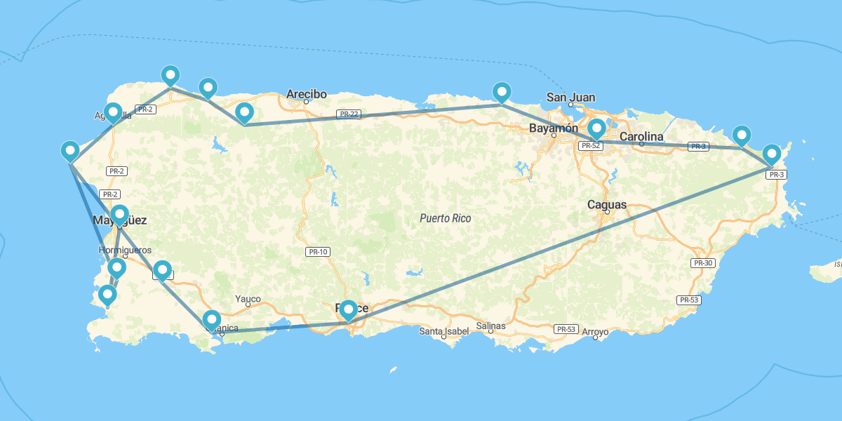 Ruta por la Isla del Encanto