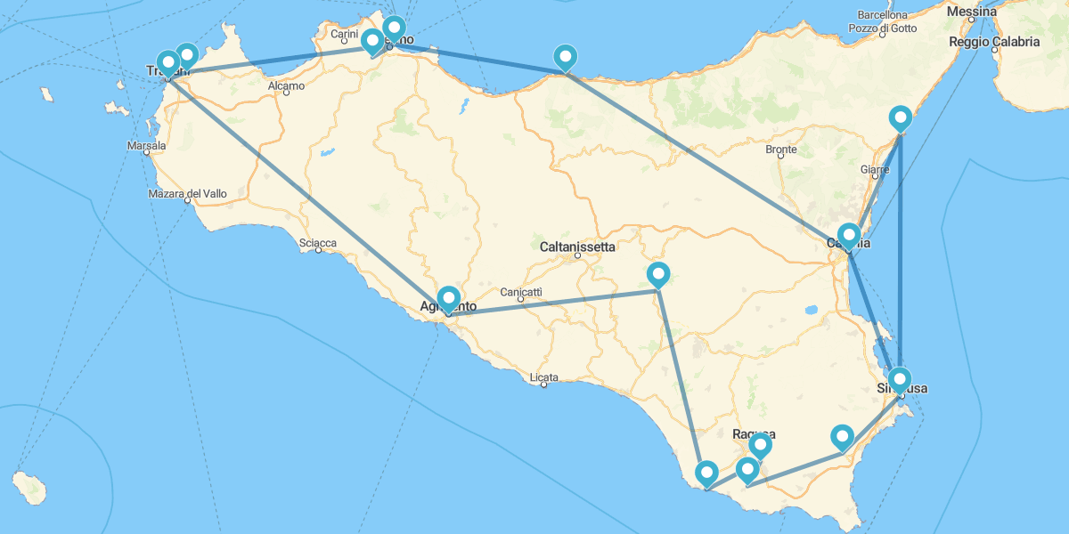 Ruta por la Sicilia más espectacular