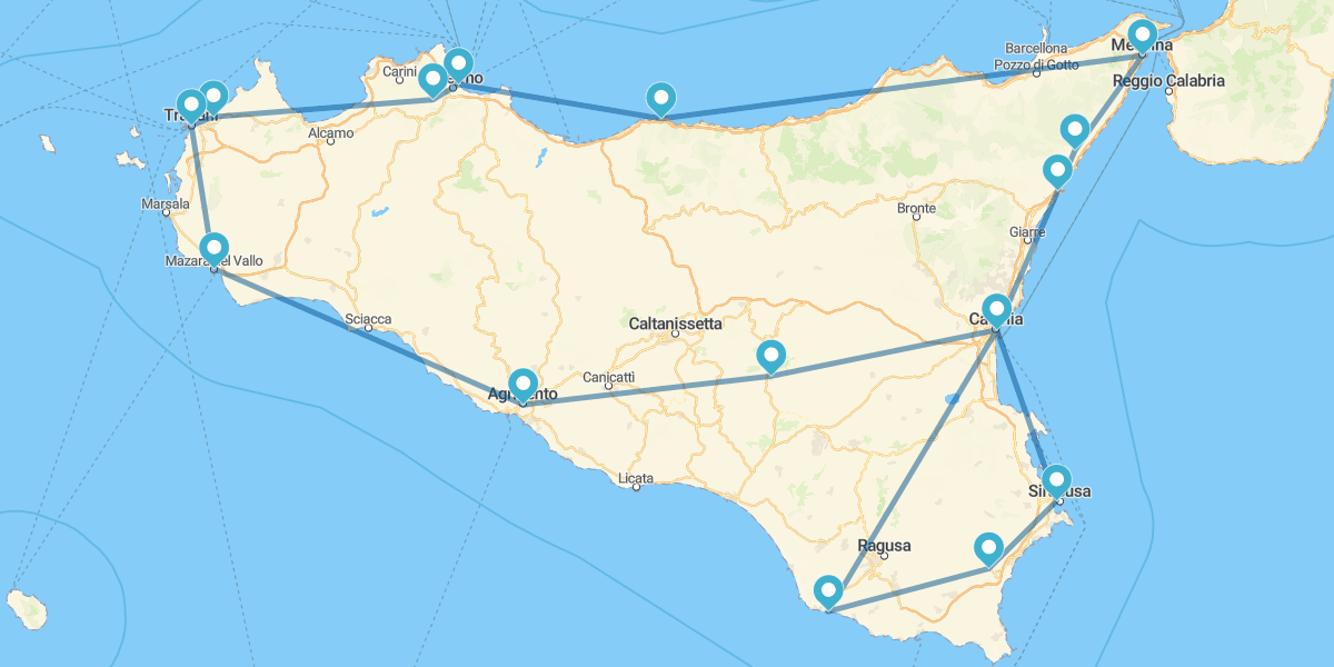 Ruta por Sicilia, desde Palermo a Cefalú