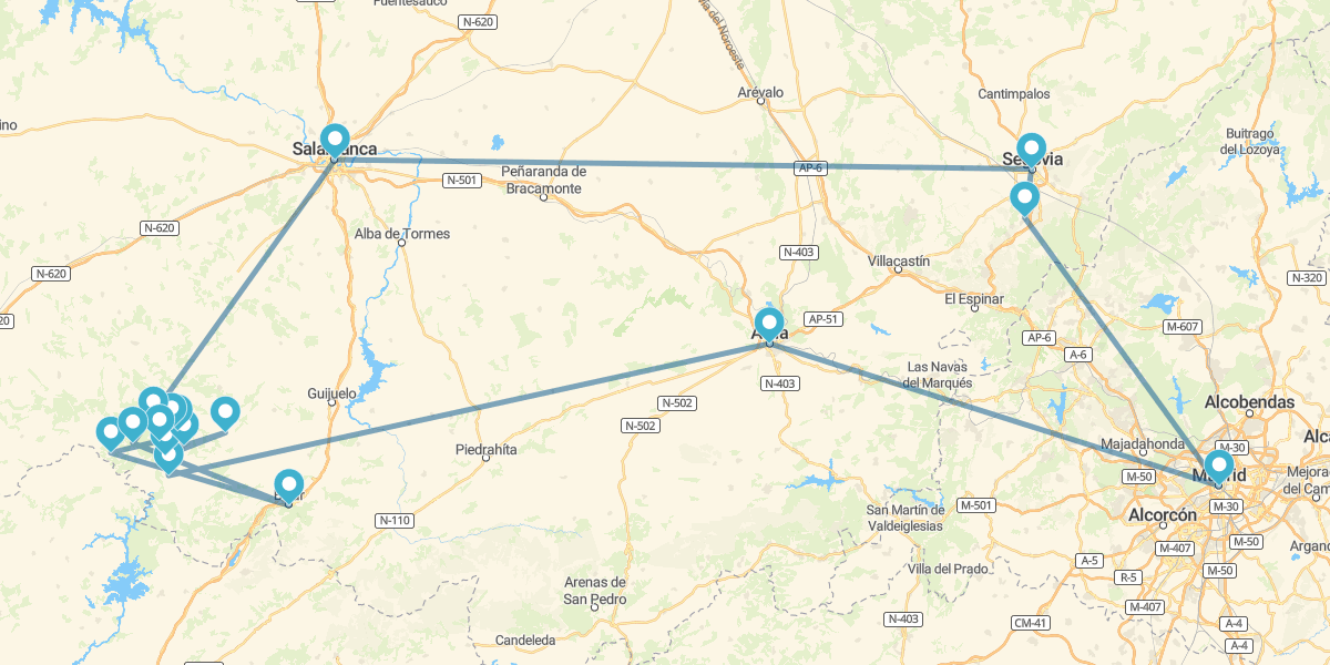 Ruta del Vino de la Sierra de Francia y Ciudades Patrimonio Mundial