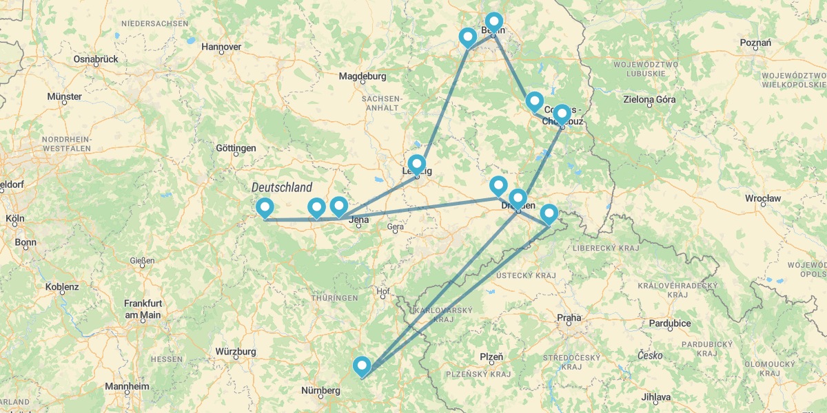 Ruta del Este de Alemania, al otro lado del muro