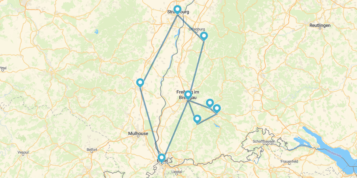 Ruta por Selva Negra con Alsacia