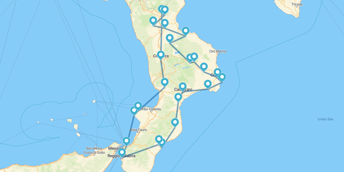 Ruta por Calabria