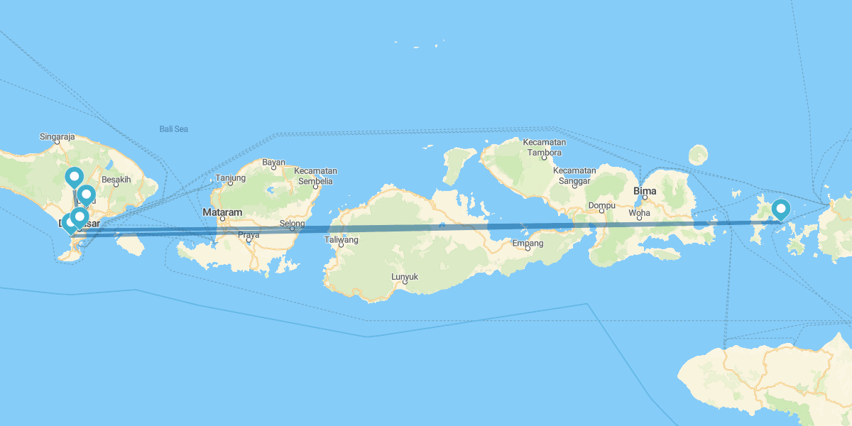 Ubud, Komodo y Playas del Sur de Bali