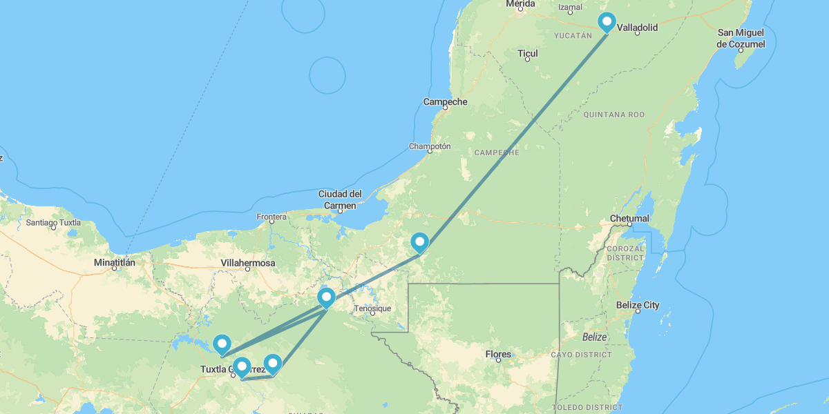 Chiapas, Campeche y Mérida en Tren Maya