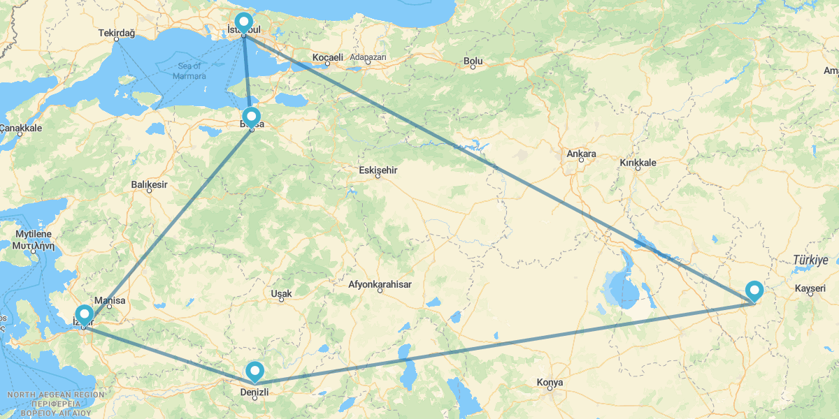 Estambul, Capadocia, Pamukkale y Esmirna