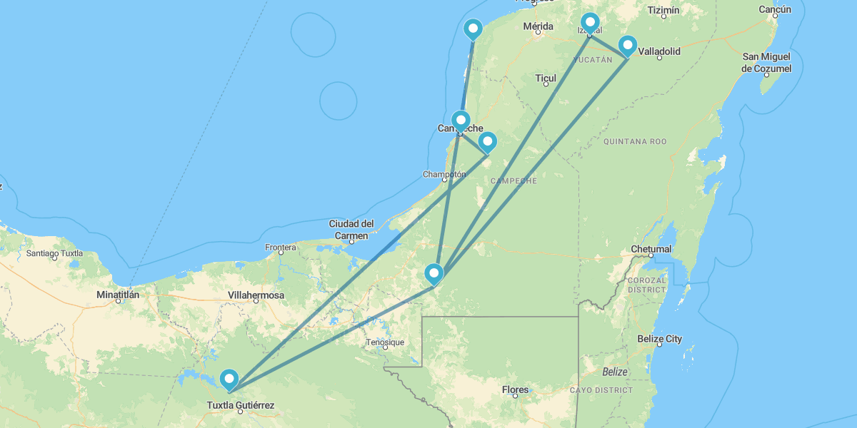 De Mérida a Campeche en Tren Maya
