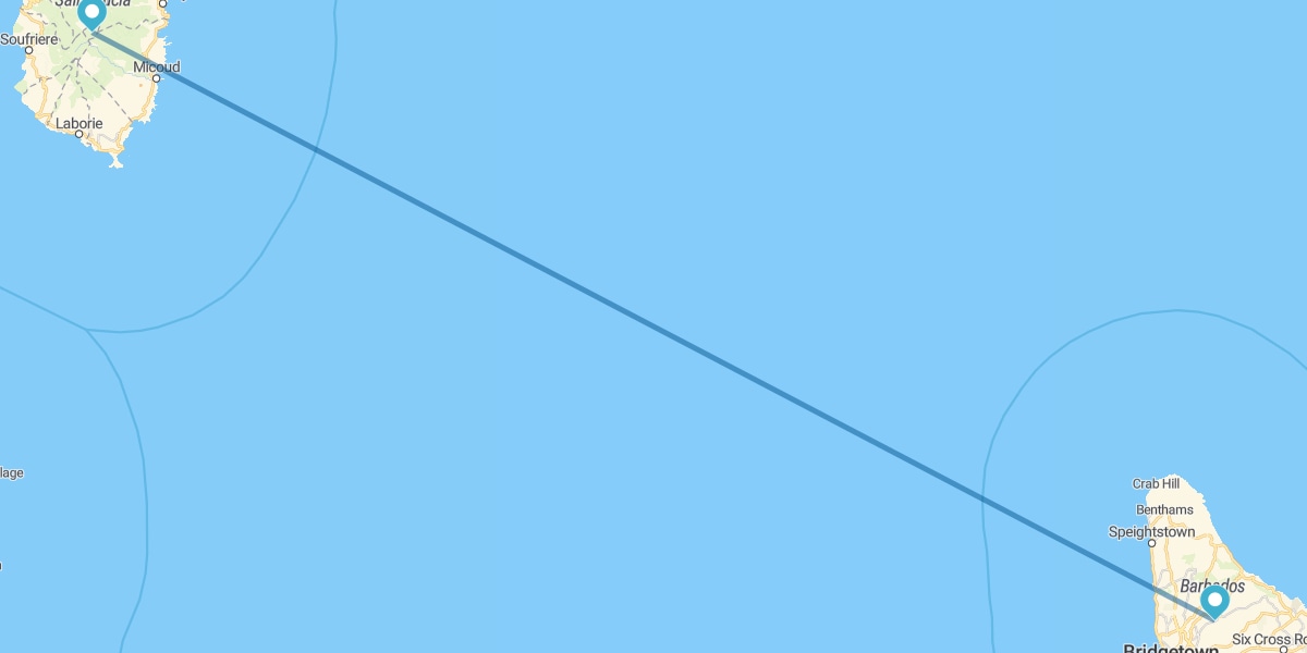 Santa Lucía y Barbados