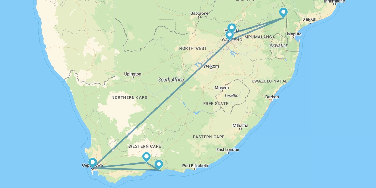 Sudáfrica con Ruta Jardín