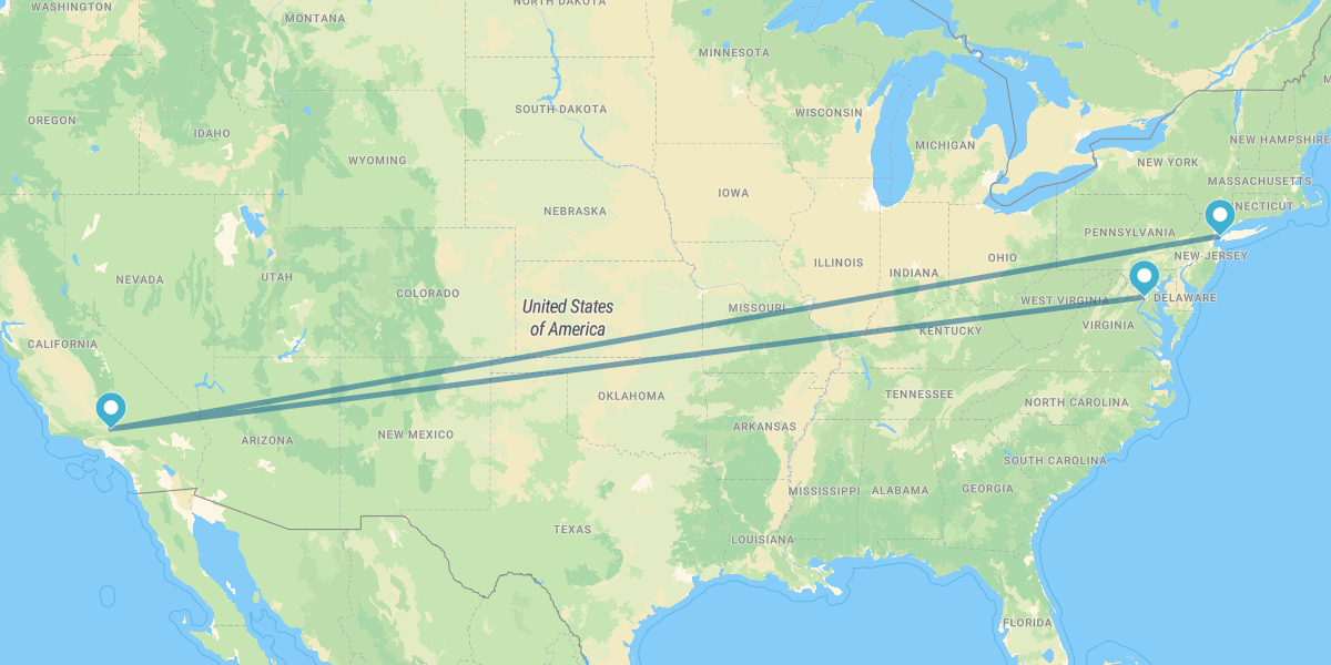 Washington DC, Lancaster y Nueva York