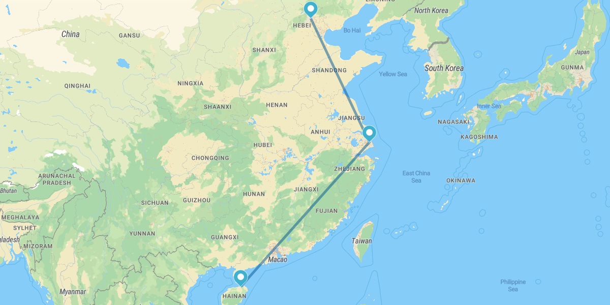Pekín, Shanghái y Playas de Hainan