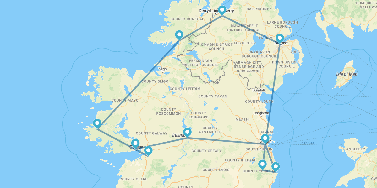 De Dublín a Galway y Norte de Irlanda