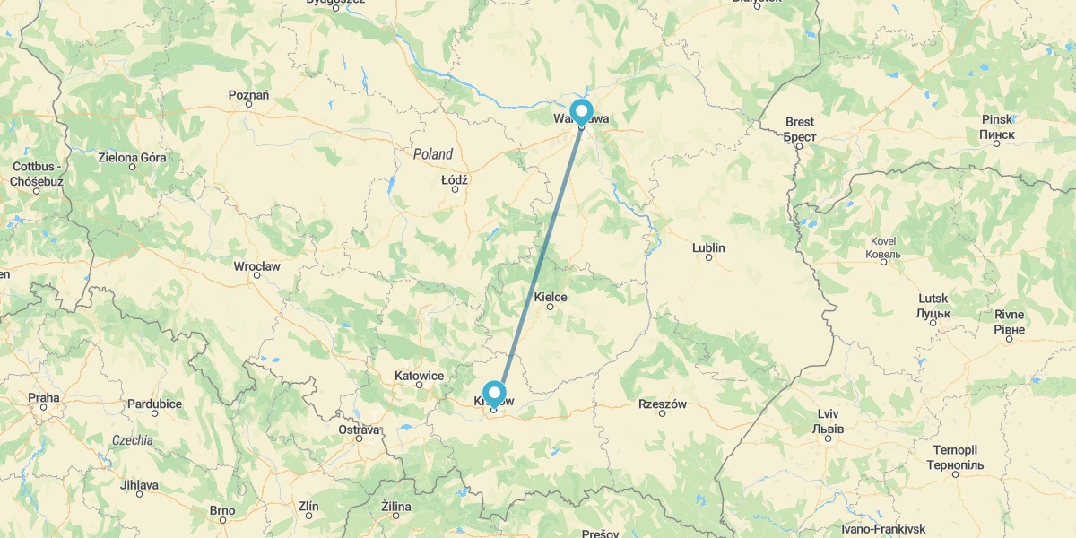 Cracovia y Varsovia