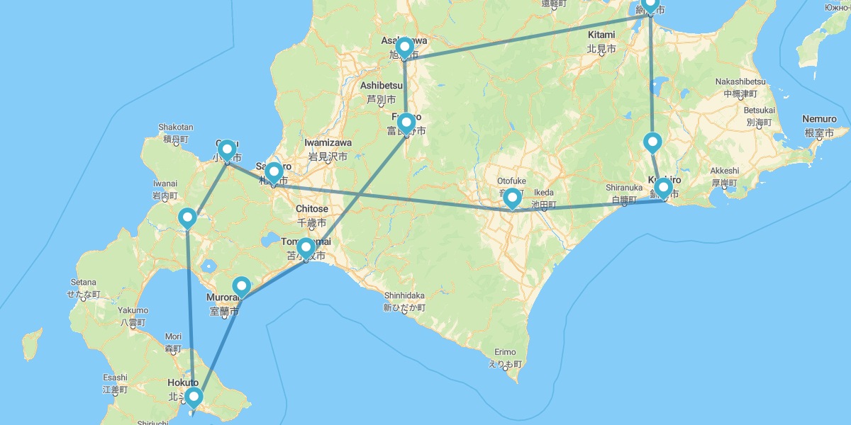 Ruta por Hokkaido