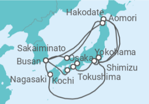 Itinerario del Crucero Japón, Corea Del Sur - Princess Cruises