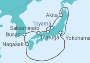 Itinerario del Crucero Japón, Corea Del Sur - Princess Cruises