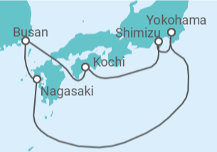 Itinerario del Crucero Japón, Corea Del Sur - Princess Cruises