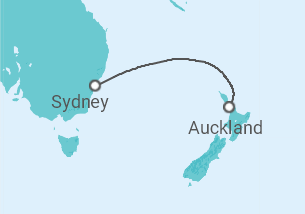 Itinerario del Crucero Australia - Princess Cruises