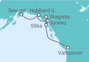 Itinerario del Crucero Alaska - Royal Caribbean