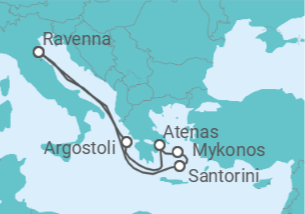 Itinerario del Crucero Grecia - Royal Caribbean