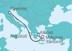 Itinerario del Crucero Grecia - Royal Caribbean