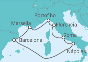 Itinerario del Crucero Francia, Italia - Celebrity Cruises