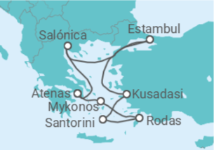 Itinerario del Crucero Grecia, Turquía - Celebrity Cruises