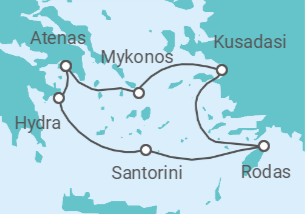 Itinerario del Crucero Grecia, Turquía - Celebrity Cruises