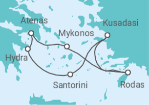 Itinerario del Crucero Grecia, Turquía - Celebrity Cruises