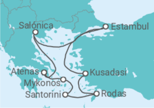 Itinerario del Crucero Grecia, Turquía - Celebrity Cruises