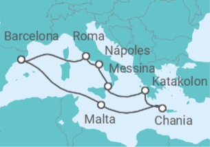 Itinerario del Crucero Malta, Grecia, Italia - Celebrity Cruises