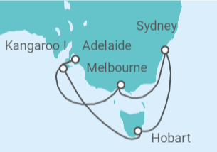 Itinerario del Crucero Australia - Norwegian Cruise Line